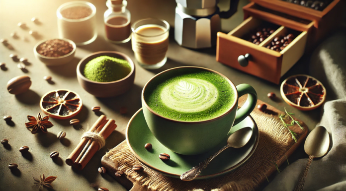 Jak kawa zielona pomaga w odchudzaniu? filżanka zielonej kawy