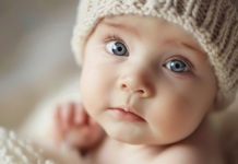 Wyprawka dla niemowlaka: wózek, nosidełko, komoda kąpielowa z przewijakiem… Co jeszcze musisz kupić, zanim urodzi się dziecko? niemowlę w czapeczce